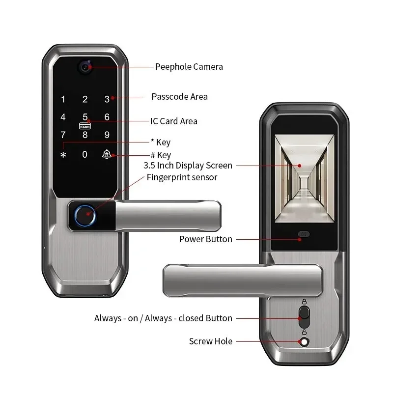 Smart Home Door Lock - قفل باب ذكي من تويا يعمل