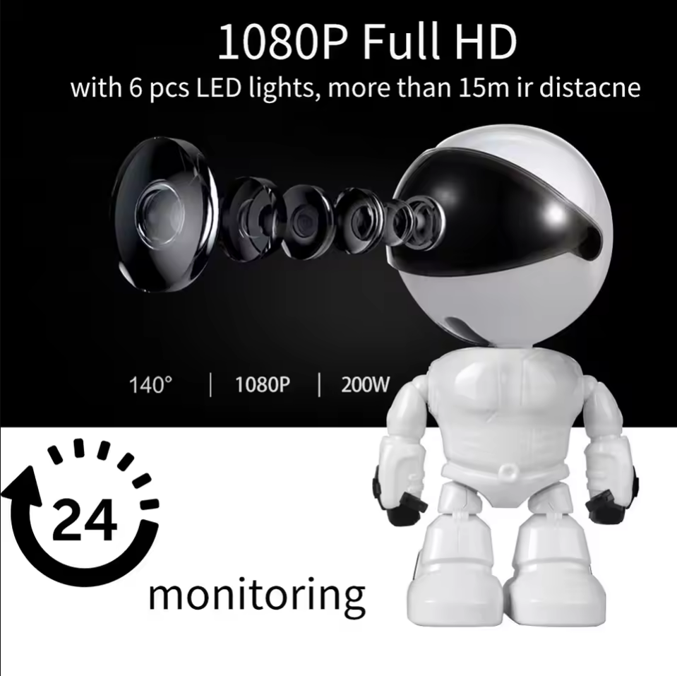Smart Home Camera Ezviz - كاميرا روبوت ذكية واي فاي IP