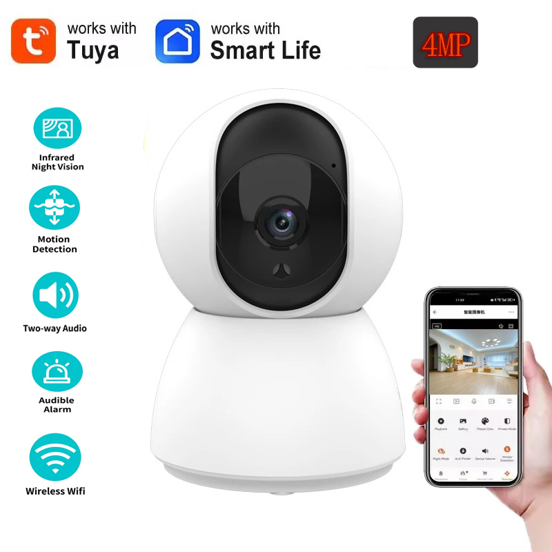 Smart Home Video - كاميرا تايا 4 ميجابكسل عالية الدقة