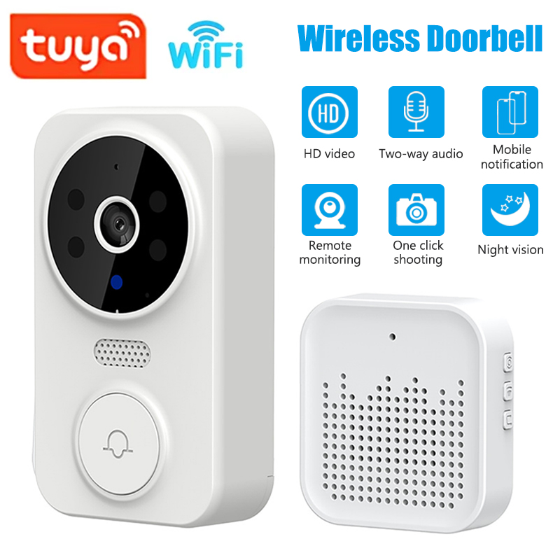 واي فاي الذكية جرس باب يتضمن ش - مراجعة Smart Home Video وسعره