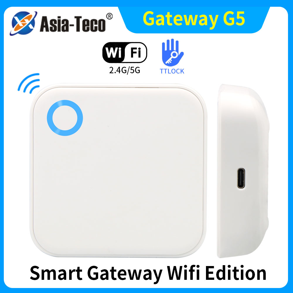 2.4G + 5G TTLOCK WIFI بوابة G5 - مراجعة Smart Home Door Lock وسعره