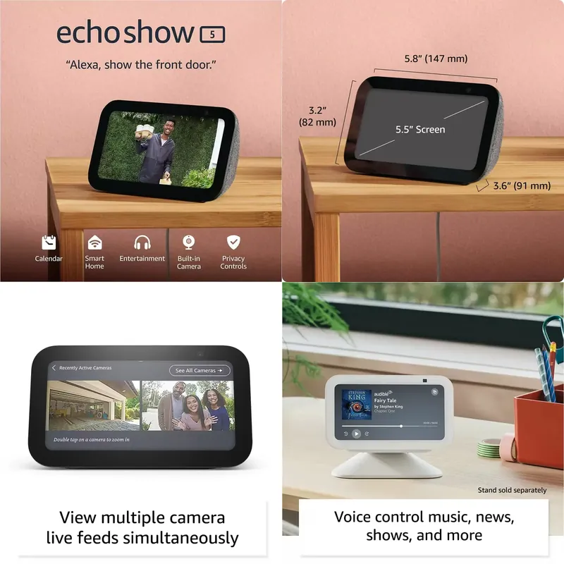 إيكو شو 5 مكبر صوت ذكي مع شاشة - مراجعة Smart Home Video وسعره