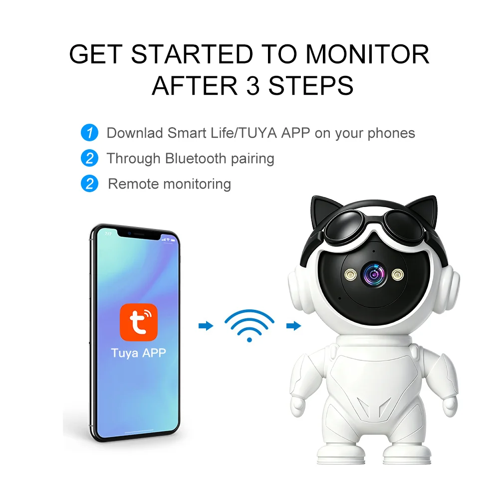 كاميرا IP لاسلكية ذكية من Tuya - مراجعة Smart Home Camera Ezviz وسعره
